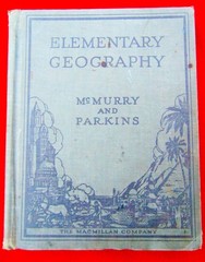 ELEMENTARY GEOGRAPHY ~ 1924 ~ ANTIQUE SCHOOL BOOK ~ 322 PAGES ~ ILLUSTRATED