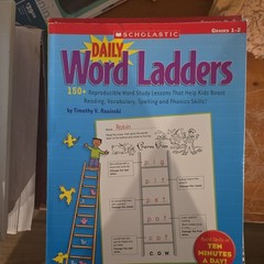 Scholastic Daily Word Ladders by Timothy V. Rasinski Language Arts Paperback