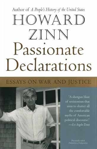 Passionate Declarations: Essays on War – Paperback, by Zinn Howard – Very Good