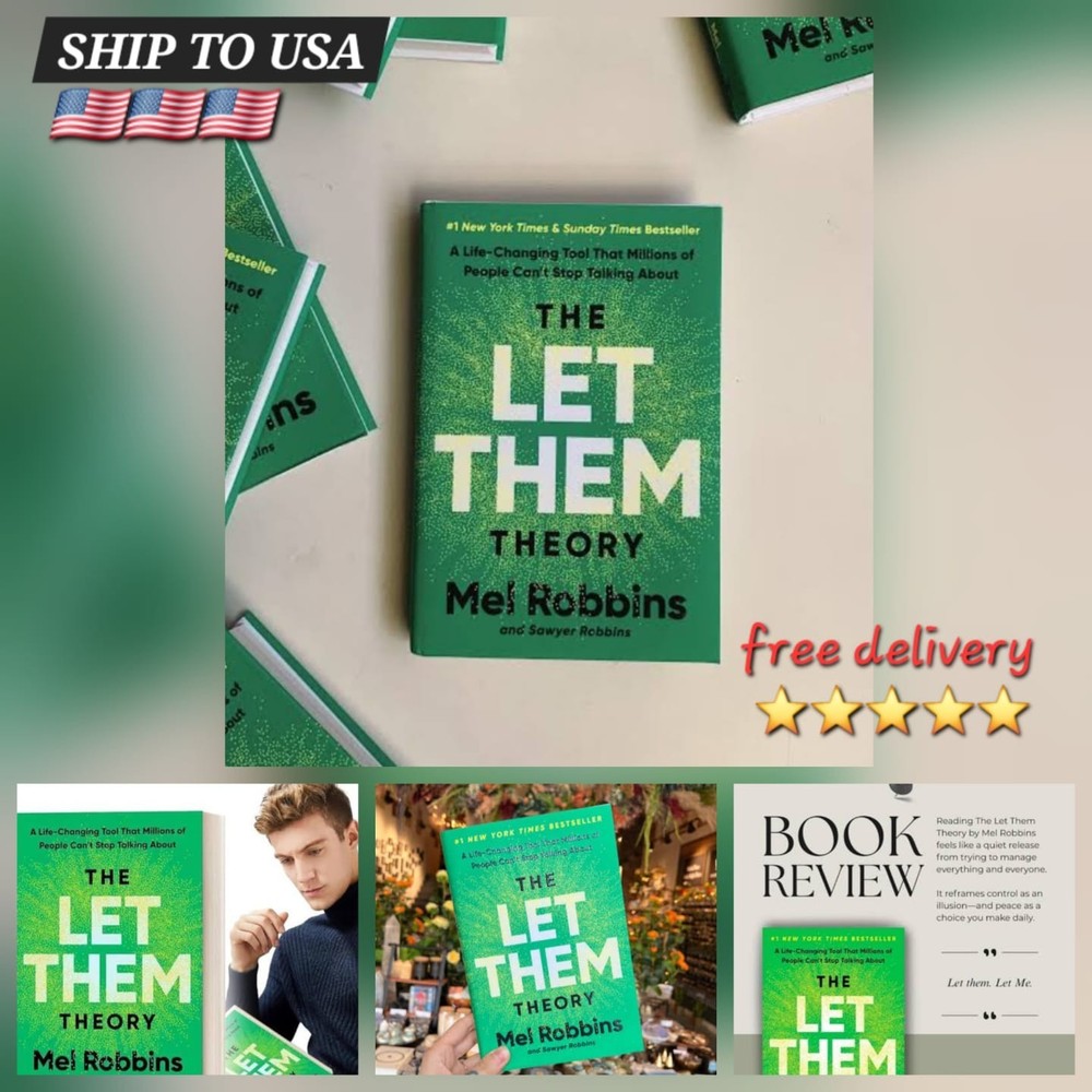 The Let Them Theory By Mel Robbins, Paperback Book Free Ship USA