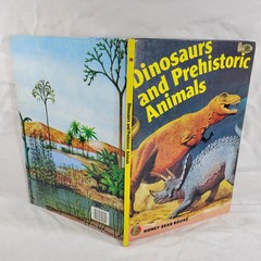 Dinosaurs And Prehistoric Animals Book Vintage 1981 Kid’s Hardcover Honey Bear