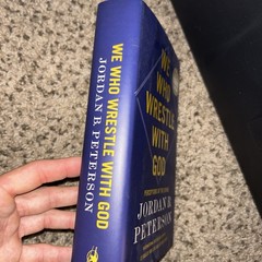 SIGNED 1st Edition We Who Wrestle With God Jordan B. Peterson