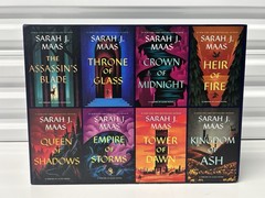 Sarah J Maas Throne of Glass Complete Collection 8 HC Books Box Set