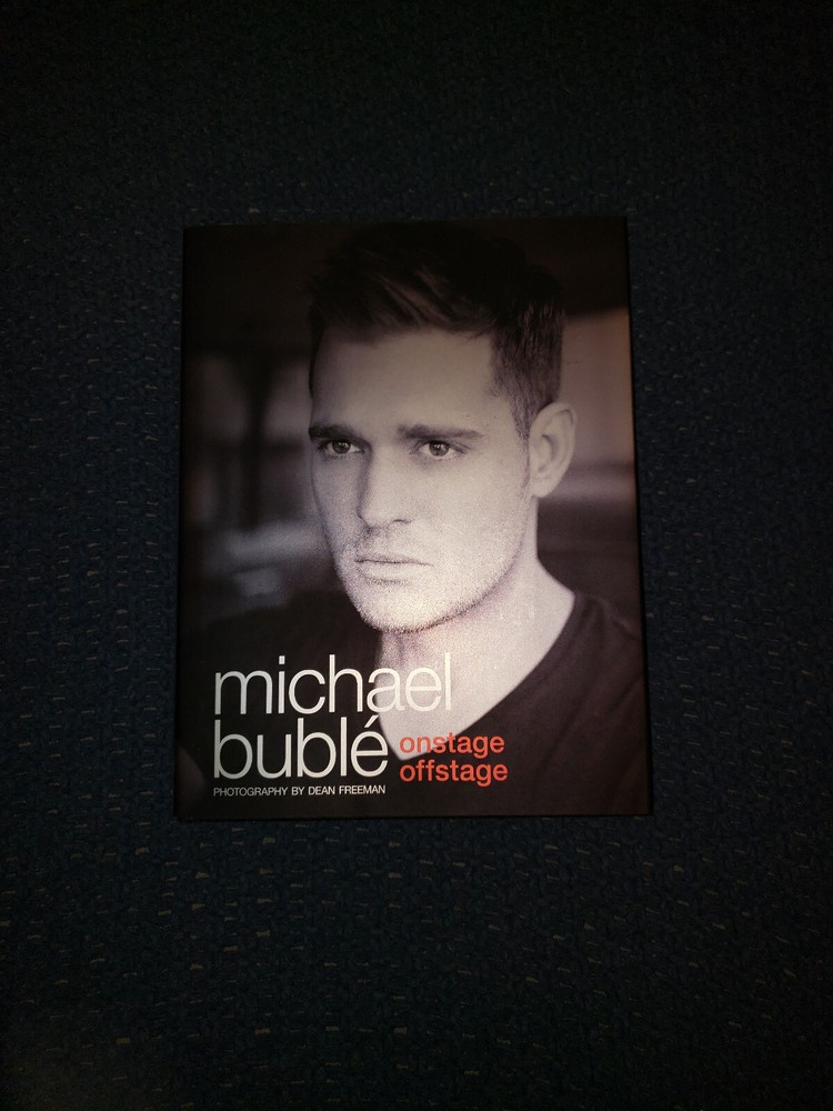 Michael Buble- Onstage Offstage 296 pages Hard Cover Book