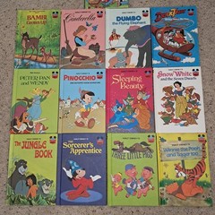 1972 Walt Disney’s Wonderful World Of Reading HC Books~EXCELLENT! Set Of 13
