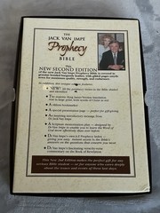 The Jack Van Impe Prophecy Bible Second Edition KJV Bonded Leather Red Letter