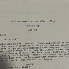 Scandal By Shonda Rhimes Untitled Shonda Rhimes Project 2010 Pilot