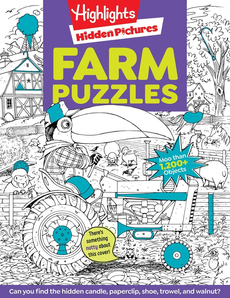 Farm Puzzles: Ultimate Farm Picture Puzzle Book with Over 1,200 Objects to S…