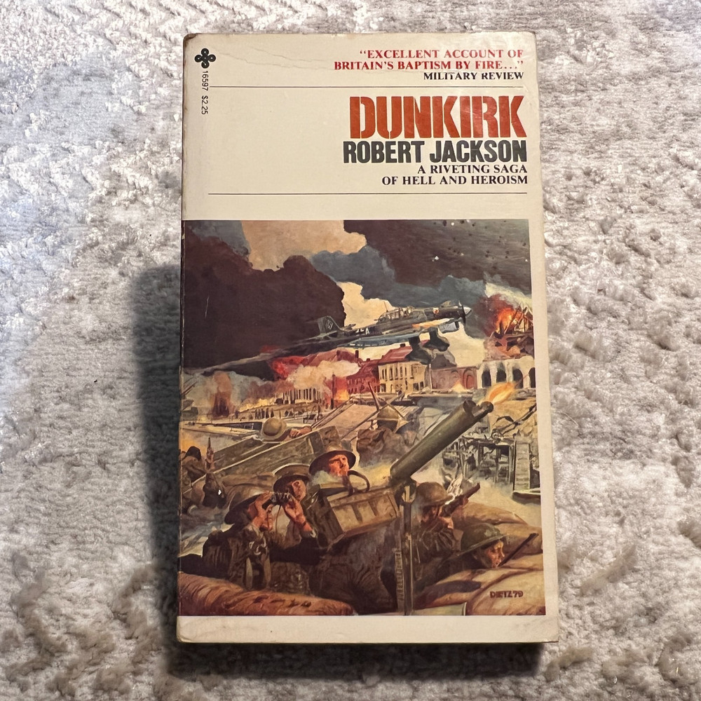 Dunkirk Robert Jackson 1980 Jove Royal Navy Rescue Operations Paperback Book