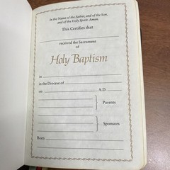 The Book of Common Prayer Black Leather Episcopal Church 1979