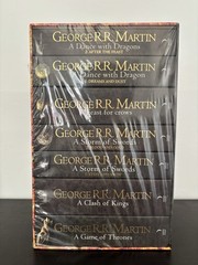Game of Thrones A Song of Ice and Fire Complete 7 Hardcover Book Box Set Sealed
