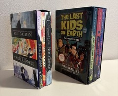2 Box Sets/6 Books: Last Kids on Earth Max Brallier & Neil Gaiman Graveyard/Milk