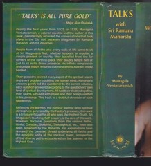 Talks With Sri Ramana Maharshi 3-in-1 by Ramana Maharshi Hardcover 2000 LN