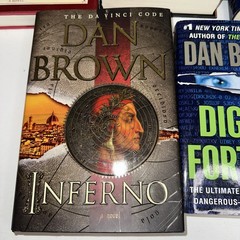 Dan Brown 7 Hardcover Book Lot Robert Langdon Series Set 1-7 HCDJ