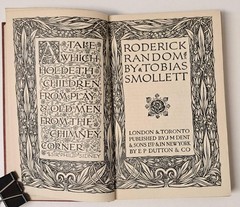 Roderick Random by Tobias Smollett 1931 J M Dent & Sons London & E P Dutton N.Y.