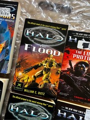 HALO Paperback Book Lot of 6 Xbox Master Chief Flood Scifi Fall of Reach