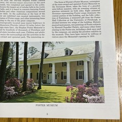 Florida’s Memorial to Stephen Collins Foster Pictoral Historical Site Music 64 P