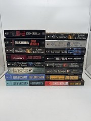 John Grisham 16 Book Lot Paperback Collection Legal Thriller Novels Mixed Set