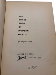 Borzoi Book of Modern Dance Margaret Lloyd 1949 First Edition Alfred A. Knopf