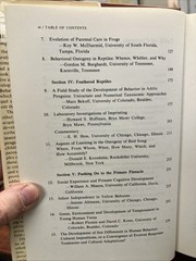 The Development of Behavior 1977 Animal Behavior Society Symposiu