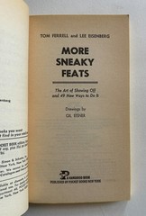 Tom Ferrell/Lee Eisenberg SNEAKY FEATS & MORE SNEAKY FEATS 2 MM Paperback LOT