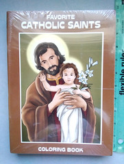 Favorite Catholic Saints Coloring book for kids (12 books) Aquinas Kids