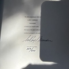 LeROY NEIMAN BOOK COLLECTION WINNERS 359/600 HAND SIGNED LEATHER Edition Rare
