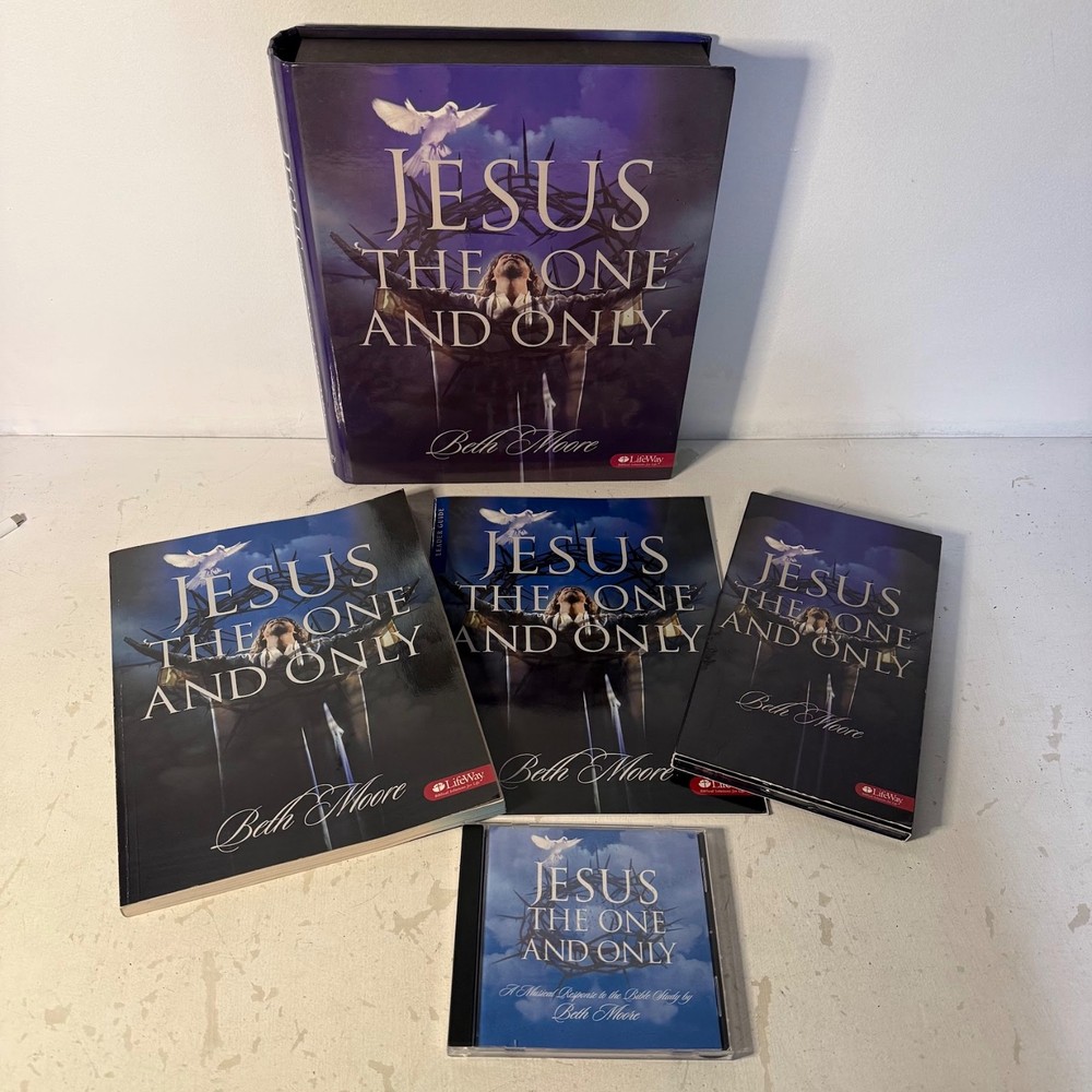 Jesus the One and Only – Leader Kit by Beth Moore 6 DVD And Book UNUSED