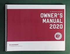 2020 Indian Chieftain Rider’s Manual with Protective Covers