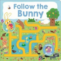 Maze Book: Follow the Bunny (Finger Mazes) – Board book By Priddy, Roger – GOOD