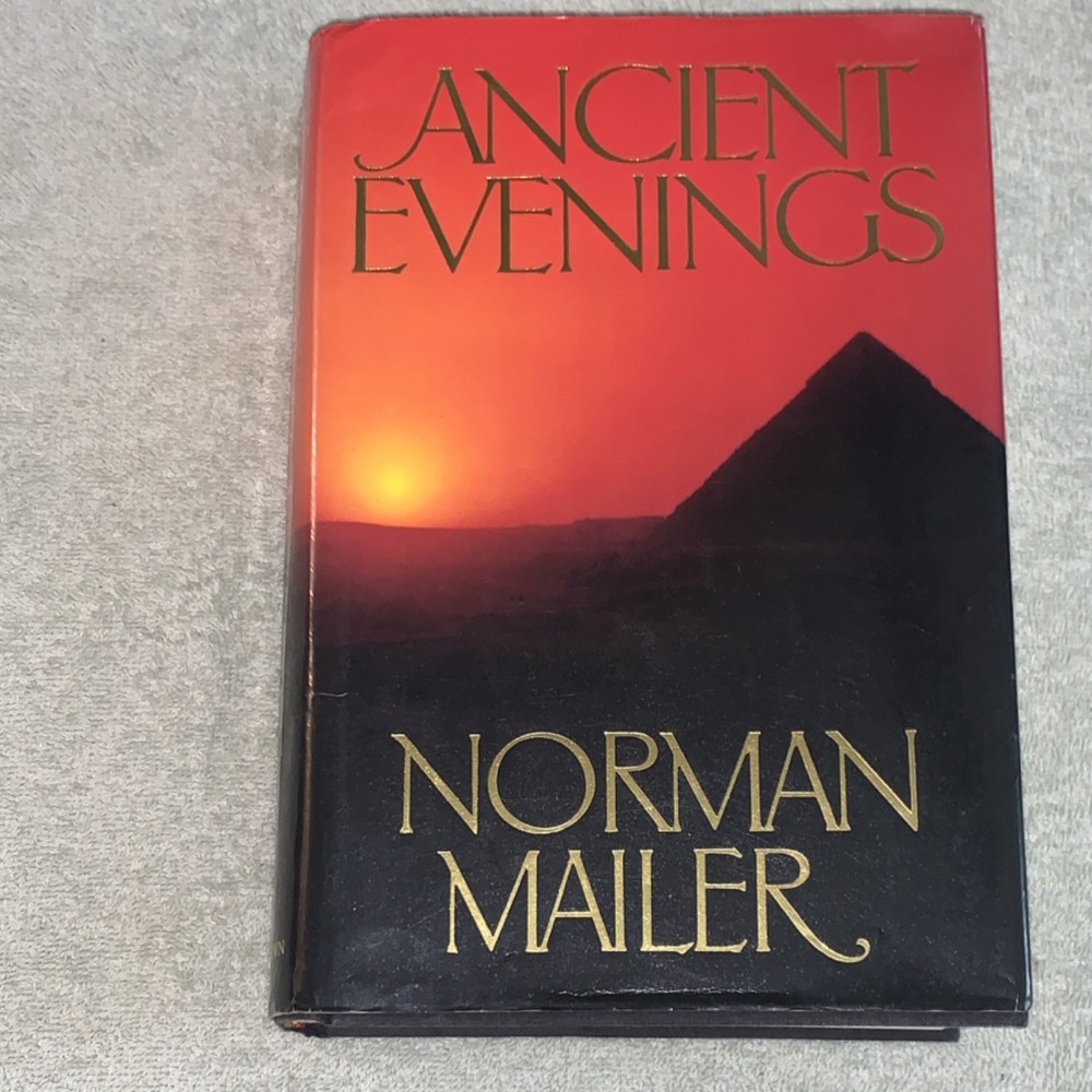 VTG Book 1983 Ancient Evenings Norman Mailer First Edition HCDJ 709 Pages