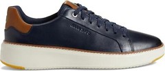Cole Haan Men’s Grandpro TopSpin Sneaker Navy Blazer Leather/British Tan/Ivory,