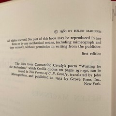 Vintage 1960 Decision At Delphi Helen MacInnes Hardcover Book – Discard