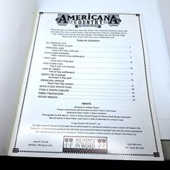 Americana Country Mumms The Word Quilt Book 31 Pages Quick Every Season