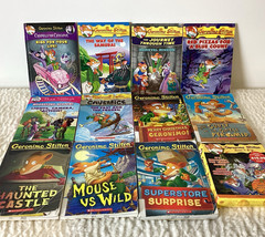 Geronimo Thea Stilton Books Lot of 11 Ages 7-12 Illustrated Adventure + 2 Audio