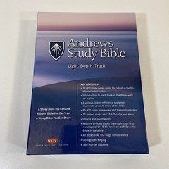 Andrews Study Bible Black Premium Fine Leather New King James Version Leather