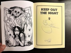 2002 KEEP OUT THE NIGHT – STEPHEN JONES / SIGNED LTD #129/500 HC W/ DJ HORROR