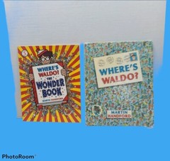 2 wheres waldo books one soft cover one 1987 banned edition „Beach Nude woman „