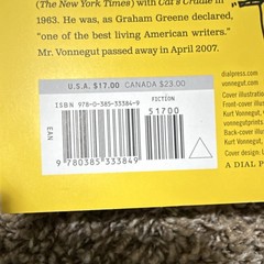 Kurt Vonnegut Slaughterhouse-Five: A Novel Trade Paperback 1999