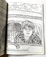 Harry Potter Chamber of Secrets ART COLORING Book: TRACE A SCENE and Color! NEW