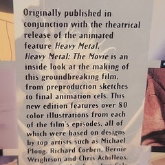 HEAVY METAL THE MOVIE New Revised Expanded Edition Carl Macek 144 pages VINTAGE