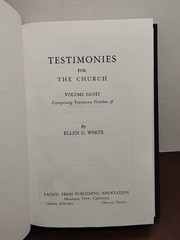 Testimonies for the Church : Volume 8 – Ellen G. White – 1948 – Hardcover