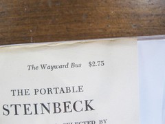 THE WAYWARD BUS by John Steinbeck – 1st/1st HCDJ 1947 – $2.75 – VG+