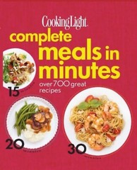 Cooking Light – Complete Meals In Minutes- Hardcover-Spiral