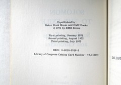 Solomon to the Exile – John C. Whitcomb, 1975 sc, Baker Book House