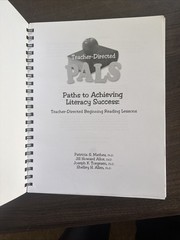 Teacher-directed Pals: Paths To Achieving Literacy Success (BACK COVER MISSING)