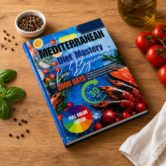 Mediterranean Recipes Cookbook | Weight Loss Recipes | Full Color Cookbook