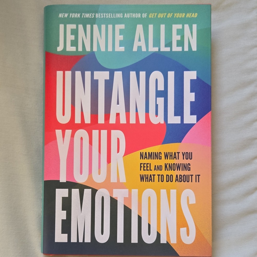 Untangle Your Emotions Jennie Allen Hardcover Religion Dust JacketWaterBrook