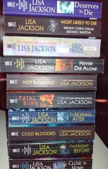 Lisa Jackson Paperback Novels Lot of 10 Mixed Titles Mystery Thriller