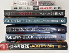 Lot of 7 Books by Glenn Beck, Paperback and Hardcover, B198